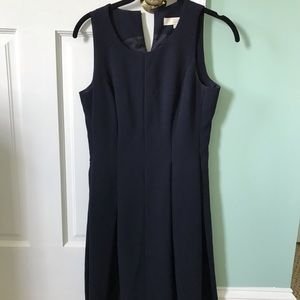 Anne Taylor Loft Navy Blue/Black Business Dress